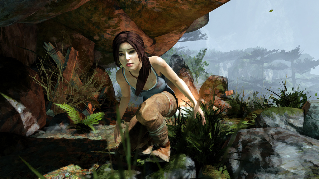 Lara Croft in Tomb Raider 