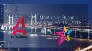 Altagram @ G-Star 2018 @ Busan Exhibition and Convention Center | Busan | South Korea