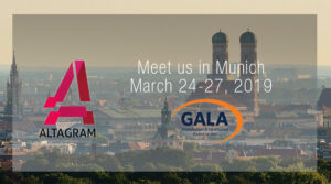 Altagram is attending GALA 2019 Munich @ Westin Grand Munich | München | Bayern | Germany