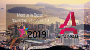 Altagram is attending G-STAR 2019! @ Busan Exhibition and Convention Center | Busan | South Korea