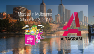 Altagram @ Melbourne International Games Week 2019! @ Melbourne Convention and Exhibition Centre (MCEC) | South Wharf | Victoria | Australia