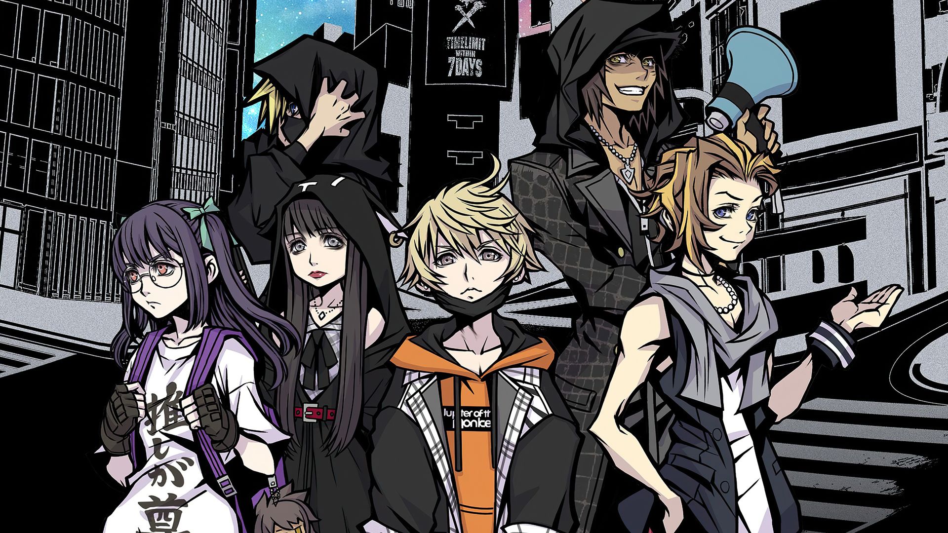 All the main characters in the foreground. © 2023 Square Enix. All rights reserved. TEP. Localization. LQA